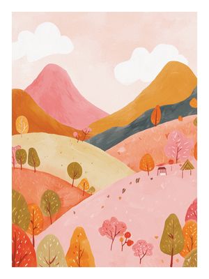 Plakat Autumn mountain
