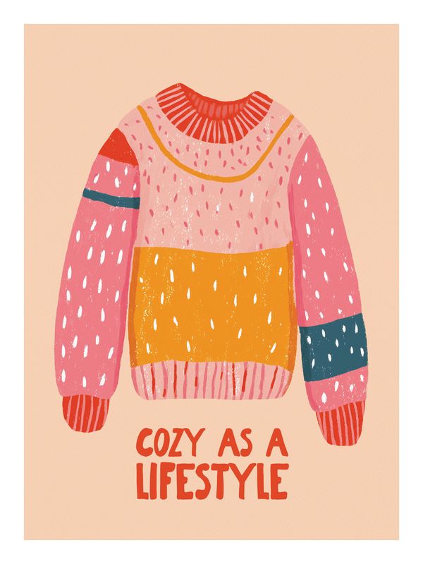 Plakat Autumn sweater