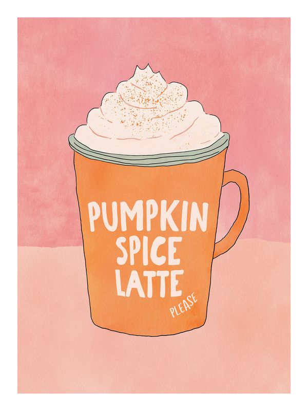 Plakat Pumpkin spice latte