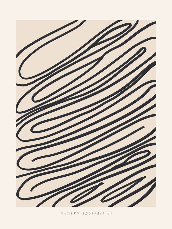 Plakat Modern Abstraction