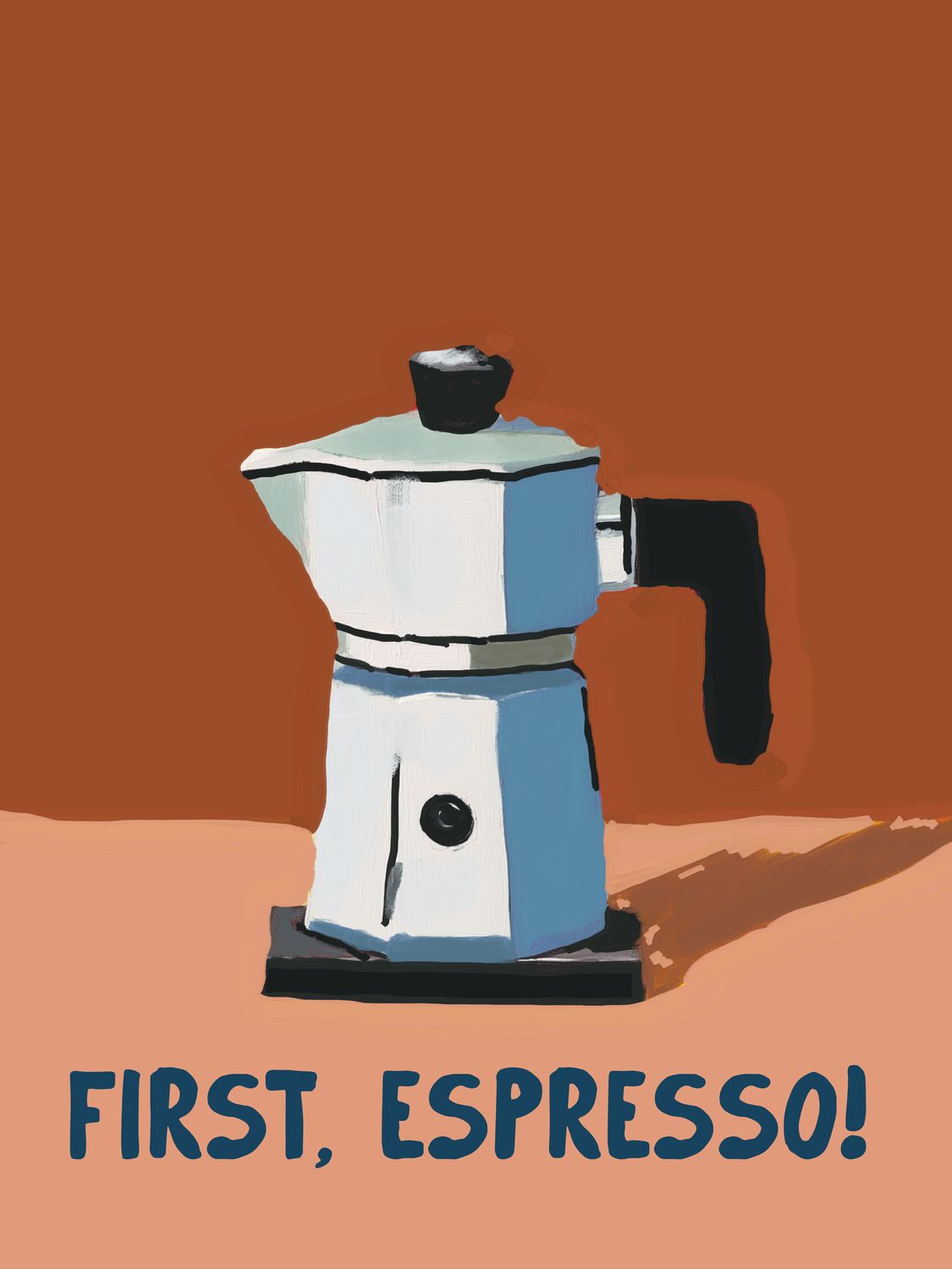 Plakat First,Espresso!