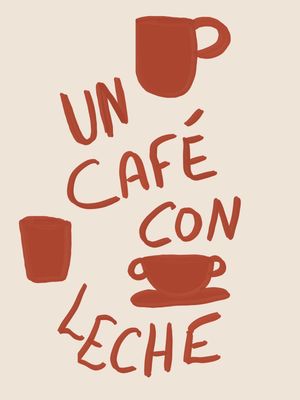 Plakat Un café con leche