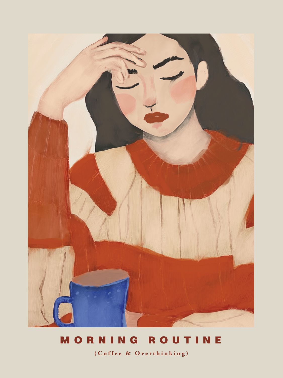 Plakat Morning Routine