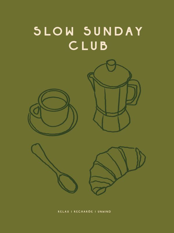 Plakat Slow Sunday Club II