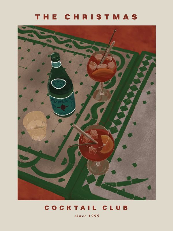 Plakat Aperitivo Moment Christmas Club