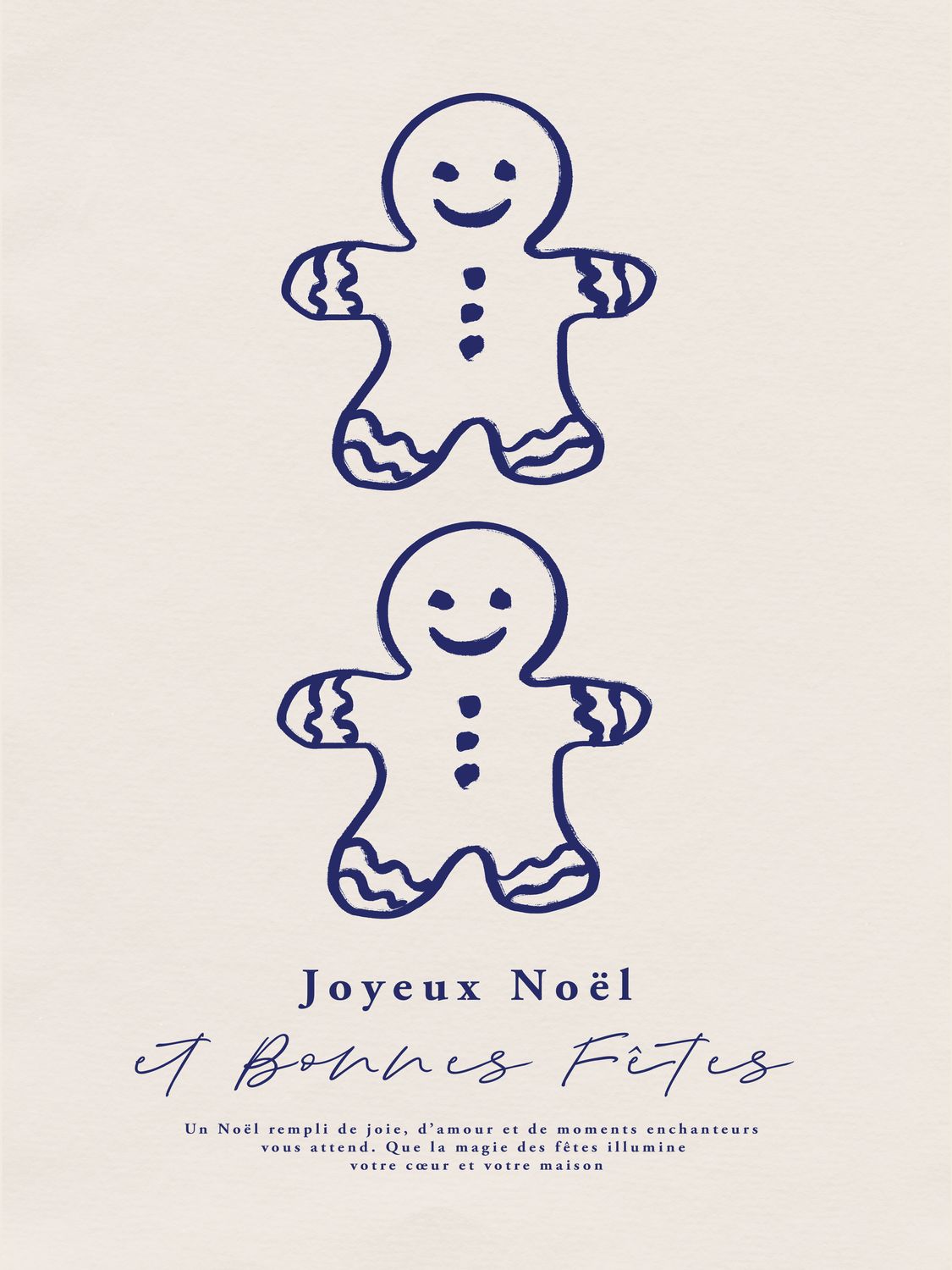 Plakat Pierniczki Joyeux Noël