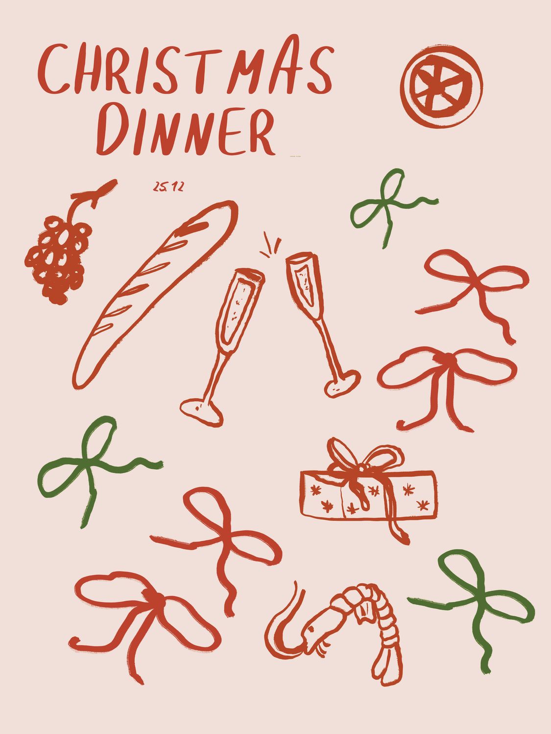 Plakat Christmas Dinner