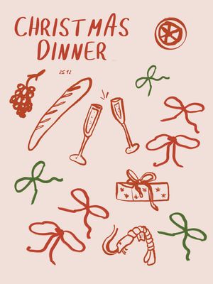 Plakat Christmas Dinner