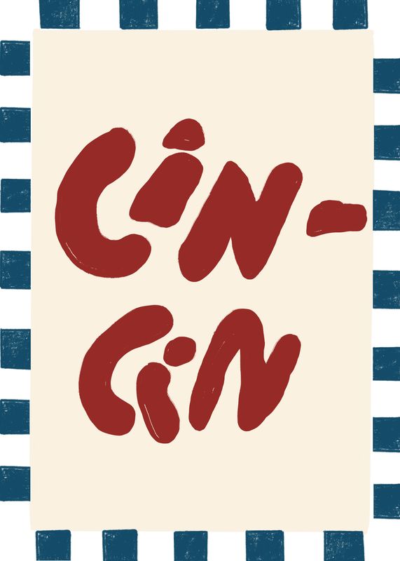 Plakat Cin Cin