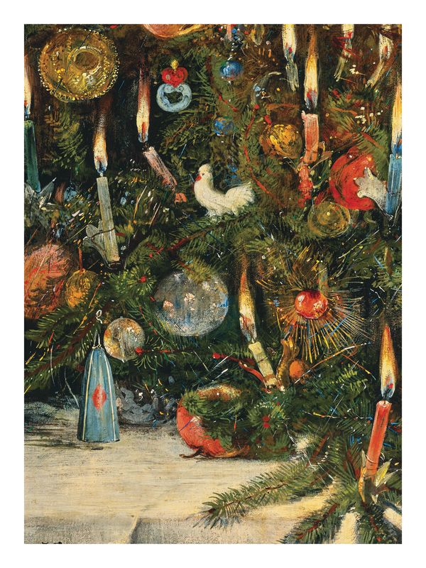 Plakat Świąteczne drzewko