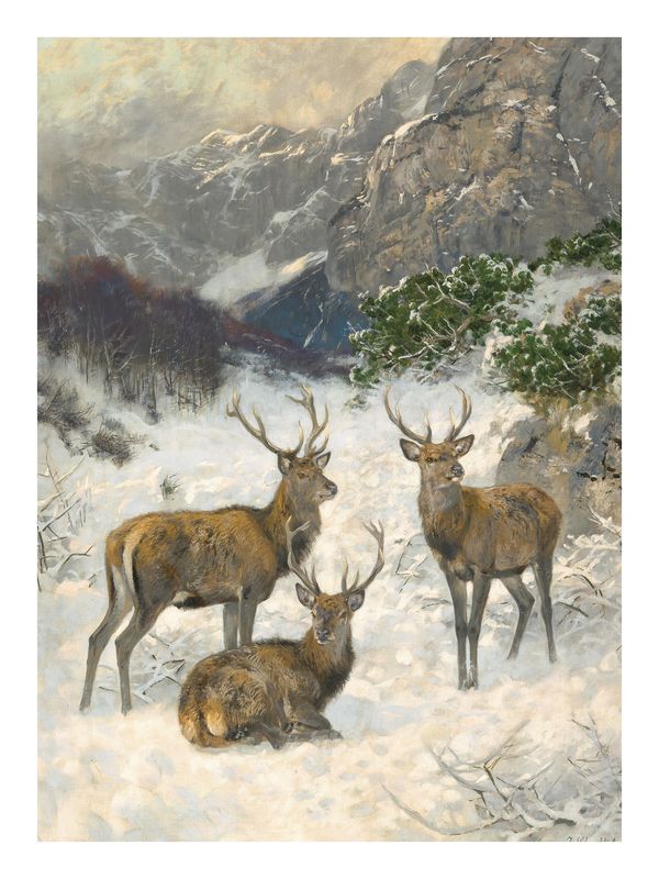 Plakat Jelenie w górach