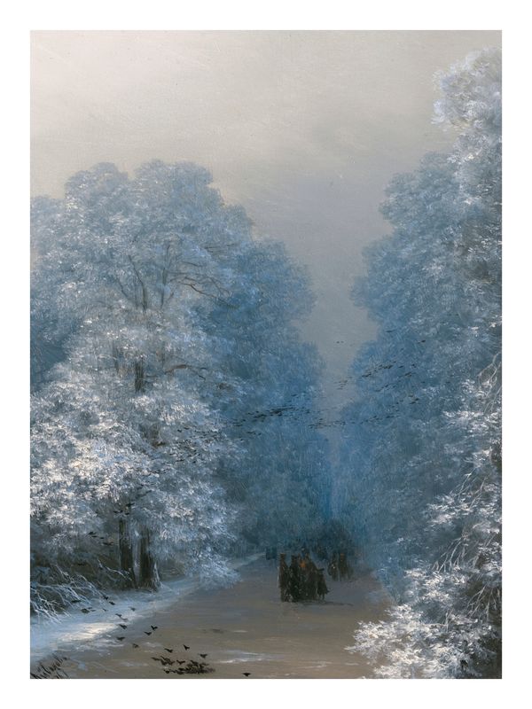 Plakat Zimowa Aleja