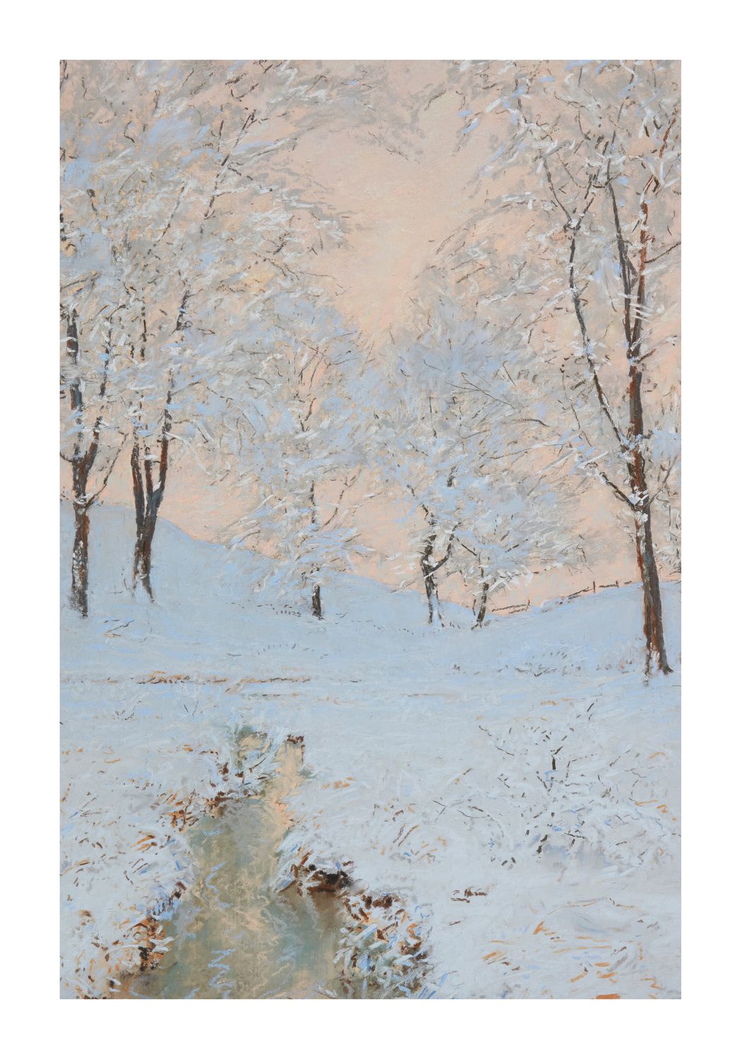 Plakat Poranek wśród śniegu