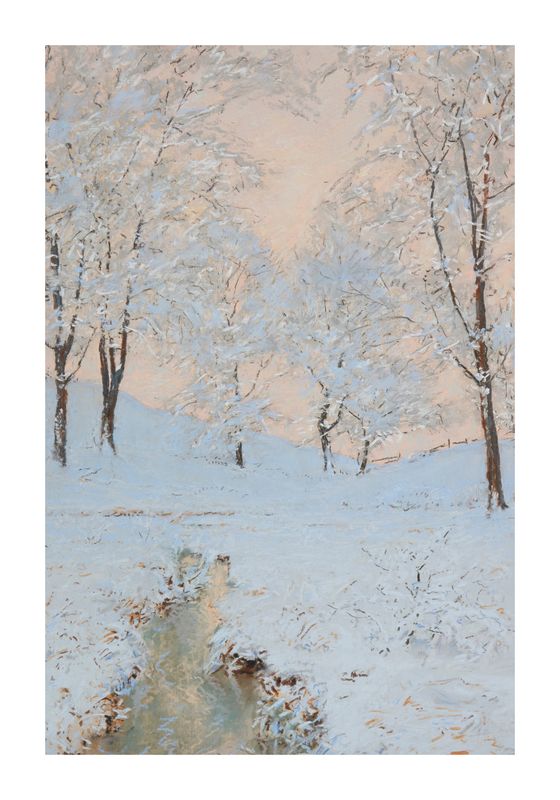 Plakat Poranek wśród śniegu