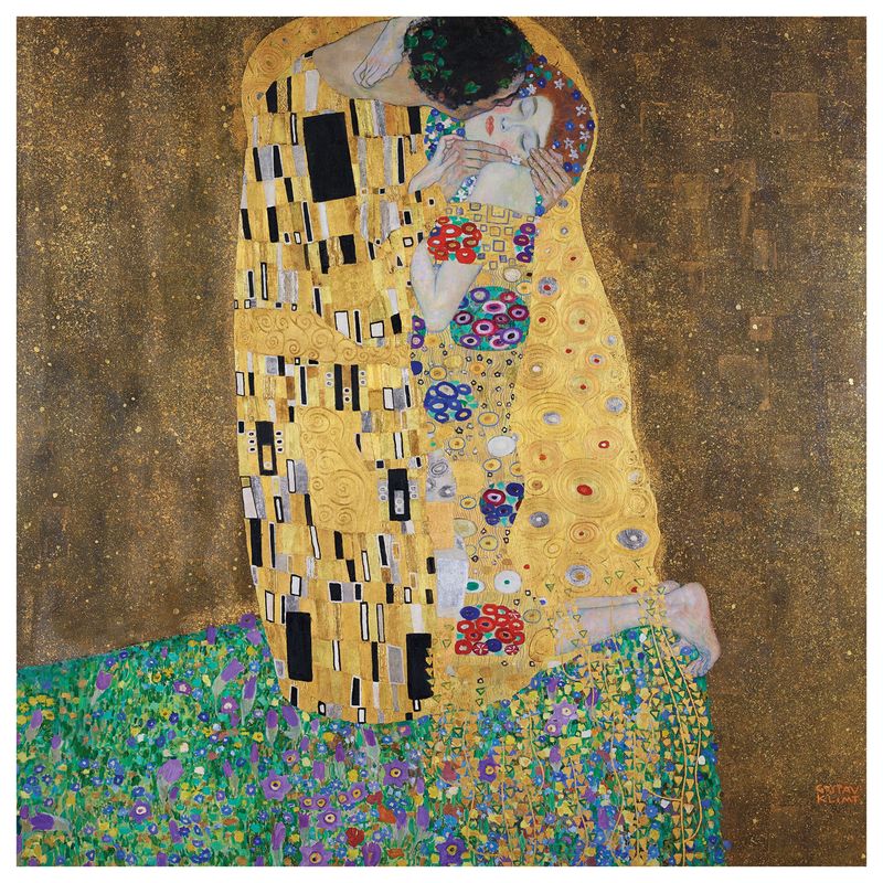 Plakat Klimt Pocałunek