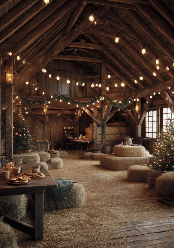 Plakat Christmas Barn II