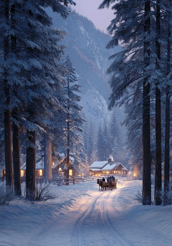 Plakat Leśna Chatka