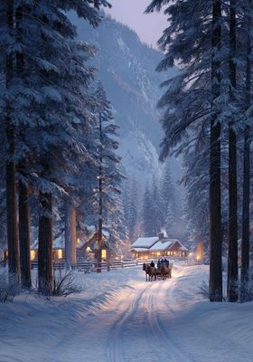 Plakat Leśna Chatka