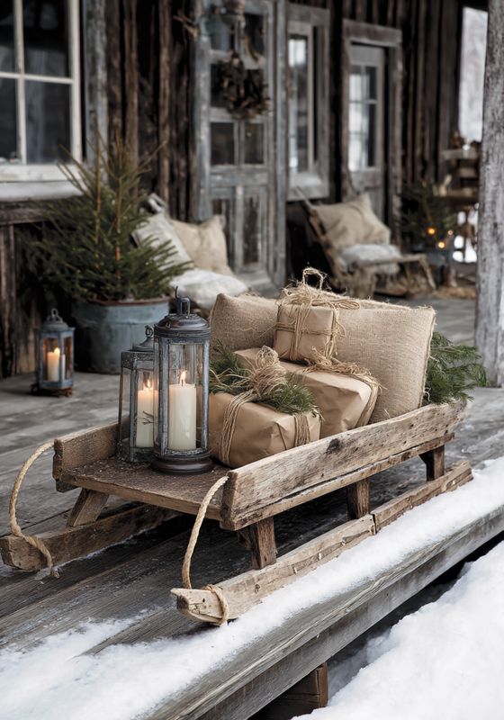 Plakat Zimowa weranda