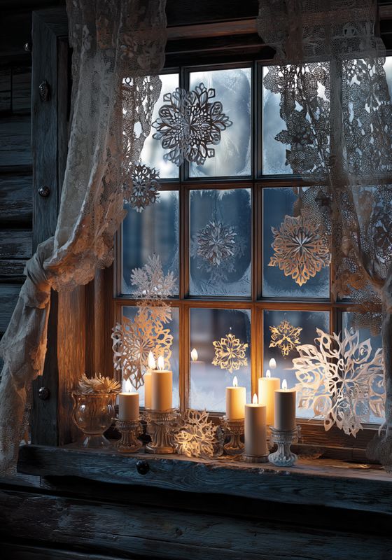 Plakat Zimowe światło