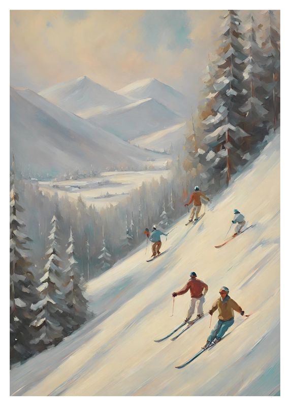 Plakat Ski I