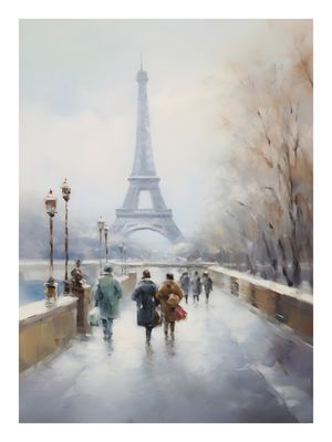 Plakat Winter Paris