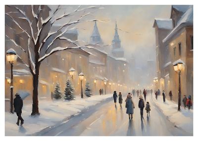 Plakat Miejski pejzaż