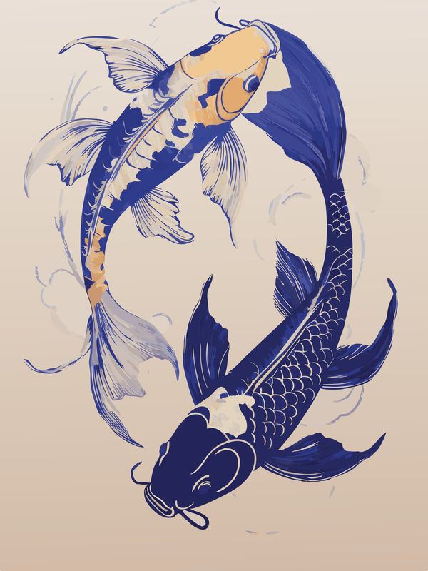 Plakat Koi