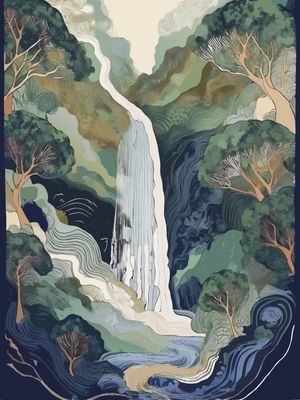 Plakat Szlak Wodospadu