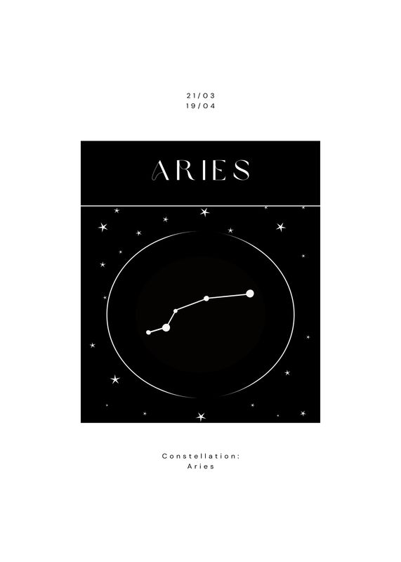 ​Plakat Konstelacja Barana