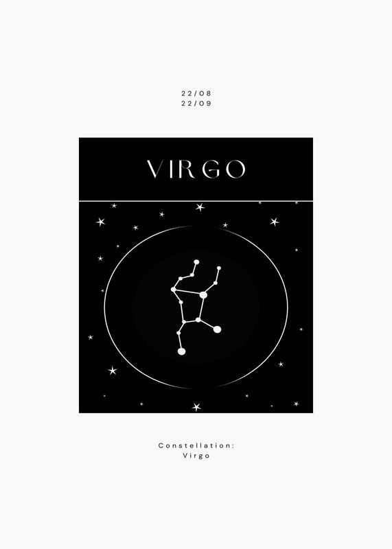 Plakat Konstelacja Panny