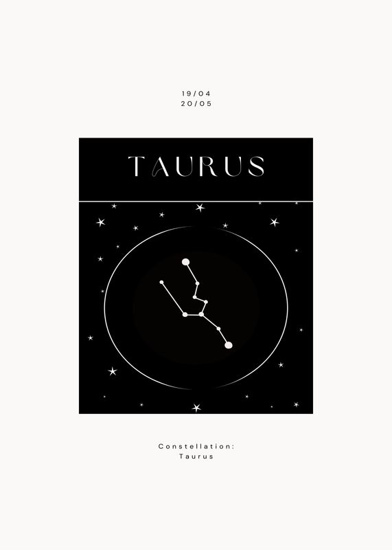 ​Plakat Konstelacja Byka