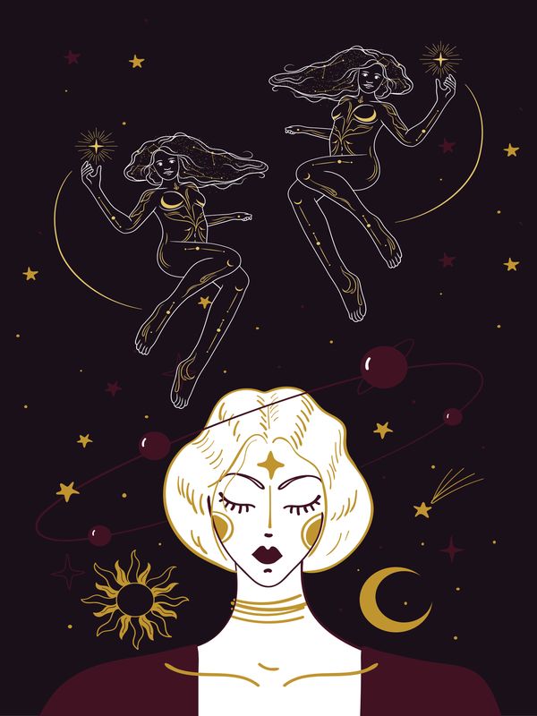 Plakat Kosmiczne Bliźniaczki