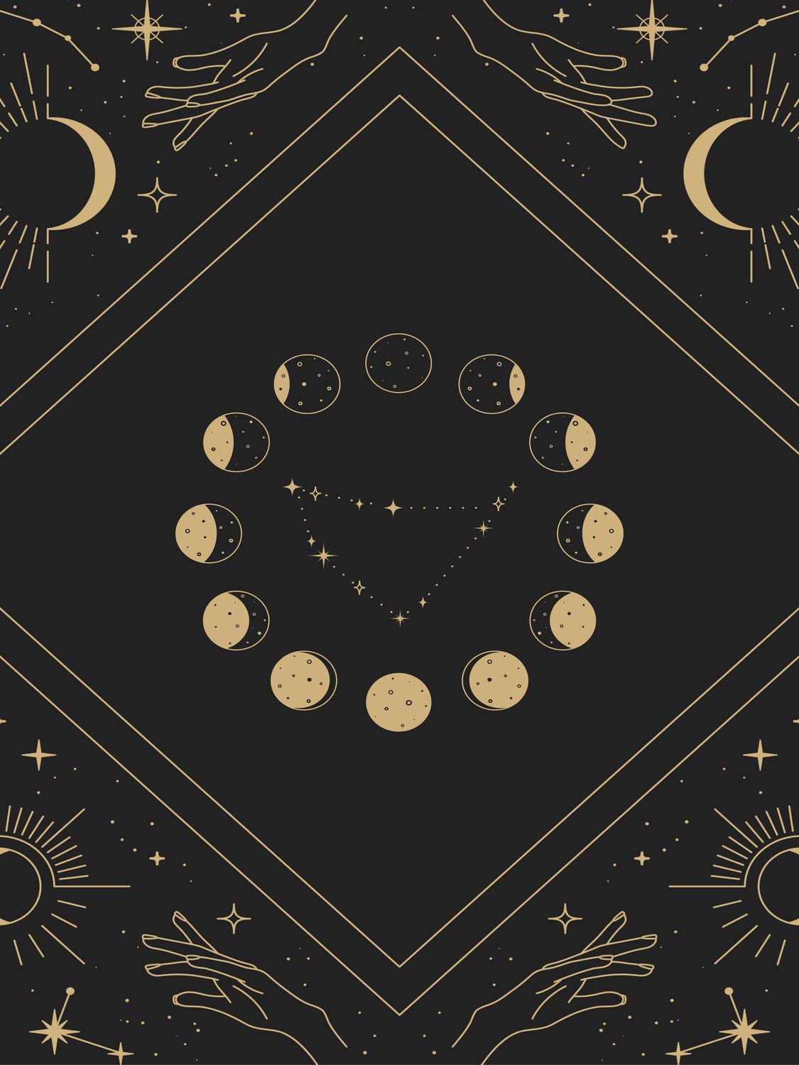 Plakat Fazy Księżyca