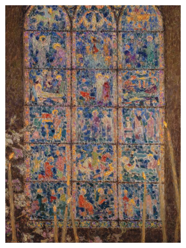 Plakat Henri Le Sidaner Witrażowe okno