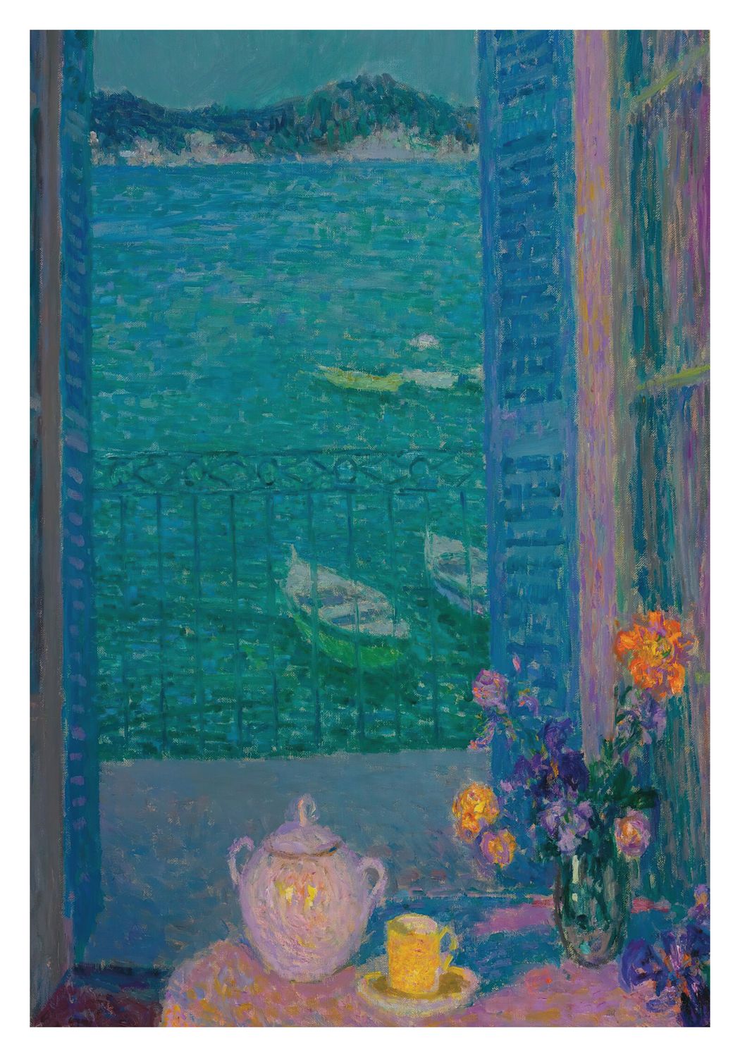 Plakat Henri Le Sidaner Widok z okna nad morzem