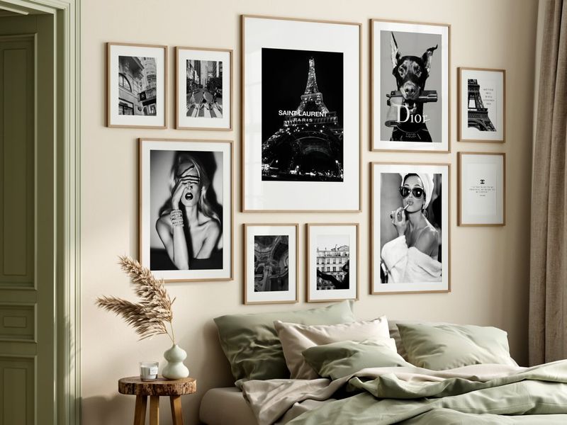 Plakaty czarno-białe