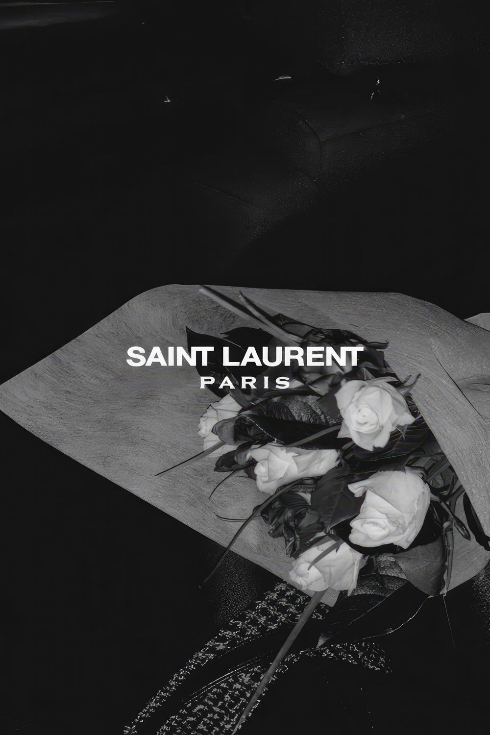 Plakat SAINT LAURENT ROSES