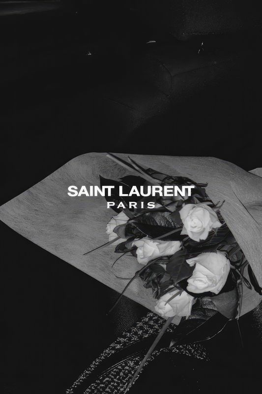 Plakat SAINT LAURENT ROSES