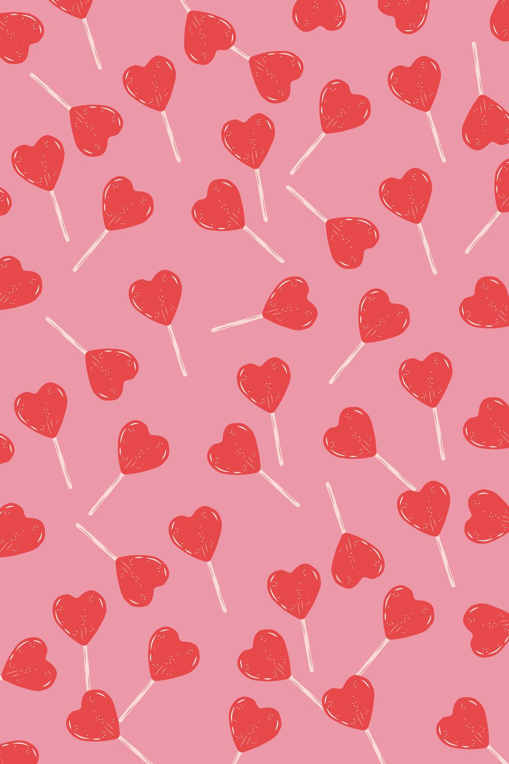 Plakat Sweet Hearts Pattern