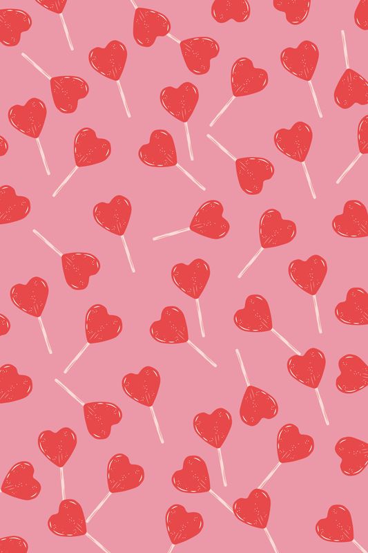 Plakat Sweet Hearts Pattern