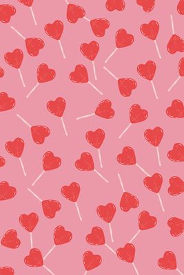 Plakat Sweet Hearts Pattern