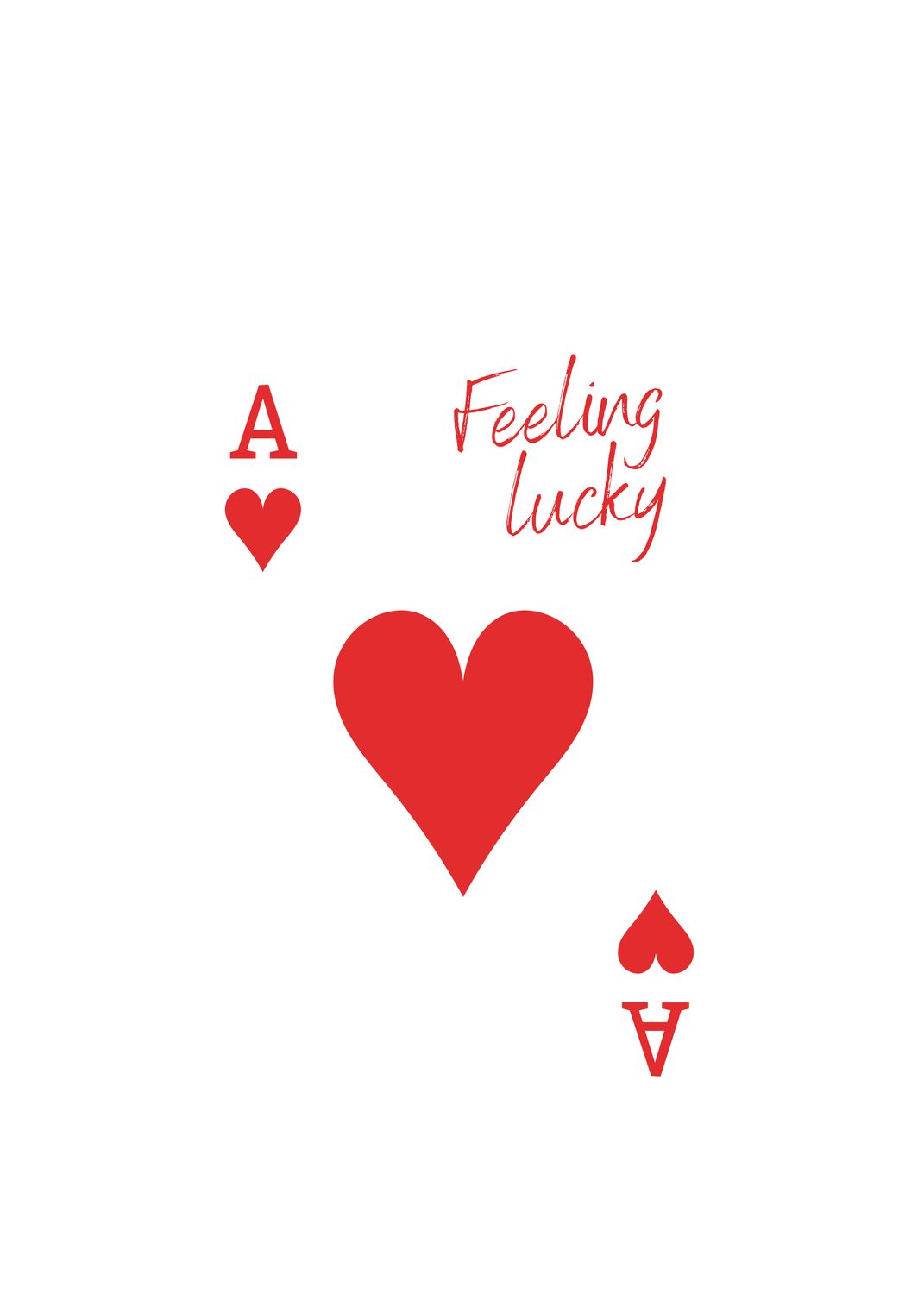 Plakat FEELING LUCKY