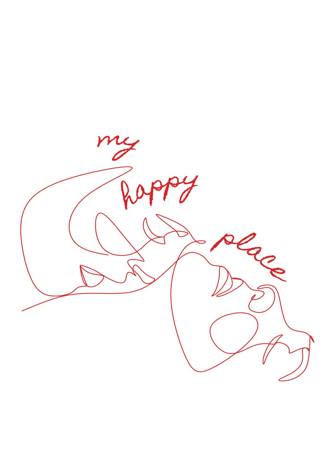 Plakat MY HAPPY PLACE