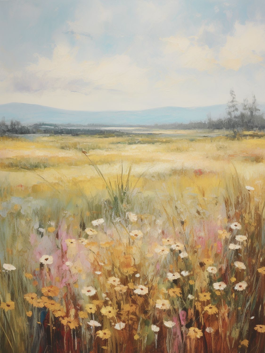 Plakat Claude Monet – Letnia łąka