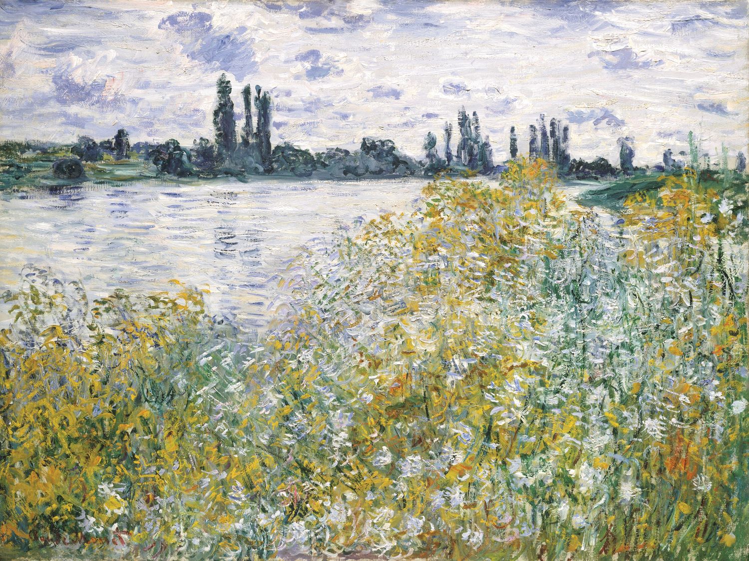 Plakat Claude Monet – Rzeka i łąki