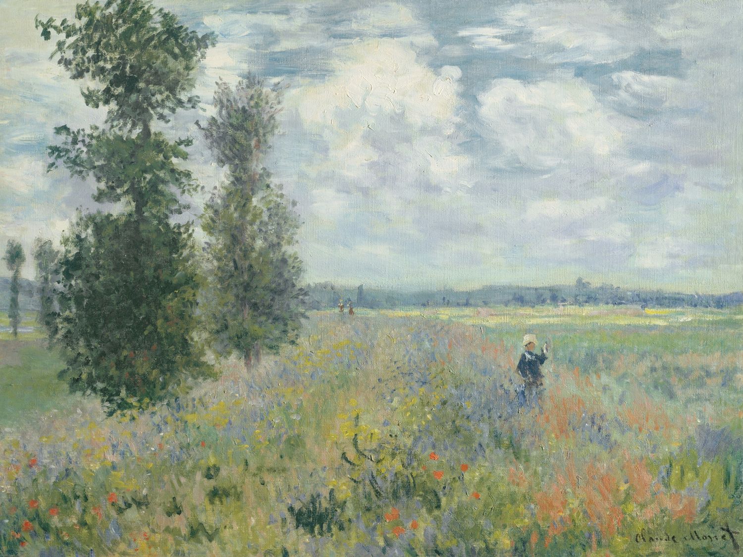 Plakat Claude Monet – Spacer po łące
