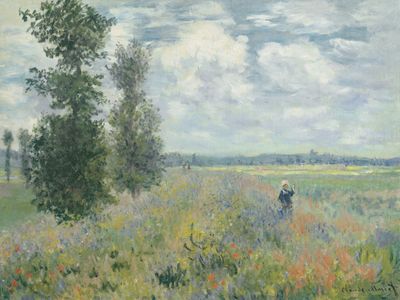Plakat Claude Monet – Spacer po łące