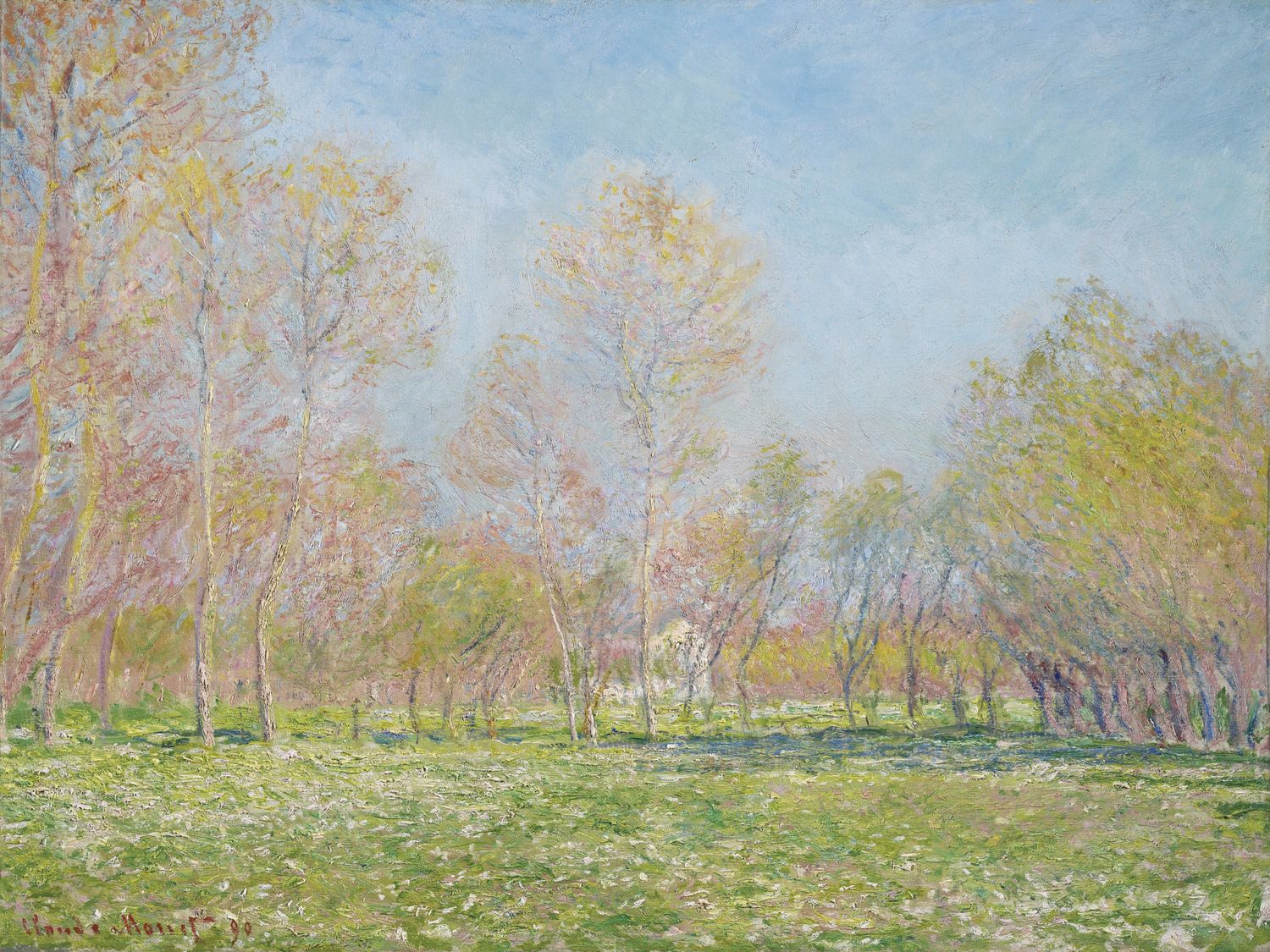 Plakat Claude Monet – Wiosenny park