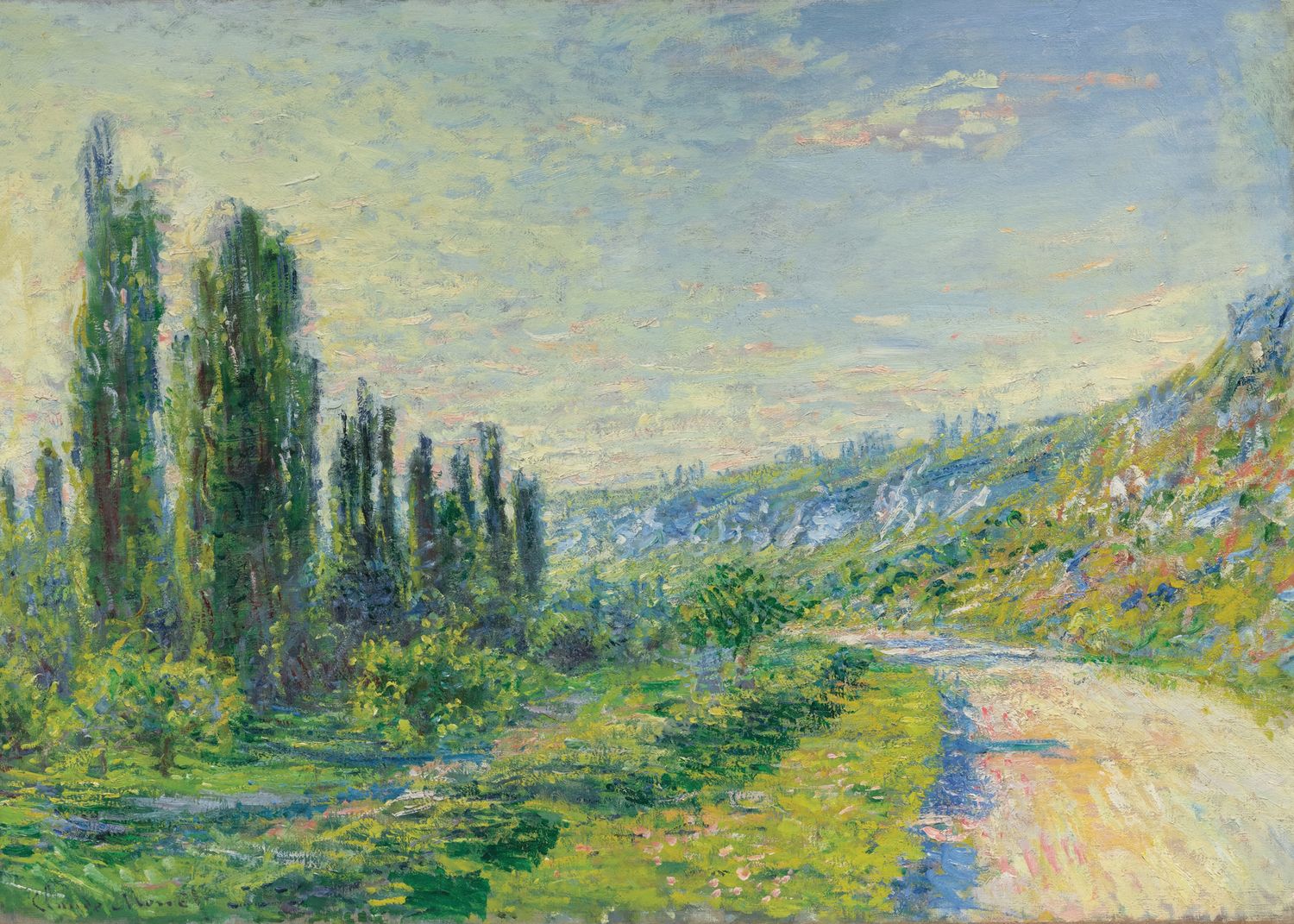 Plakat Claude Monet – Rzeka w pejzażu